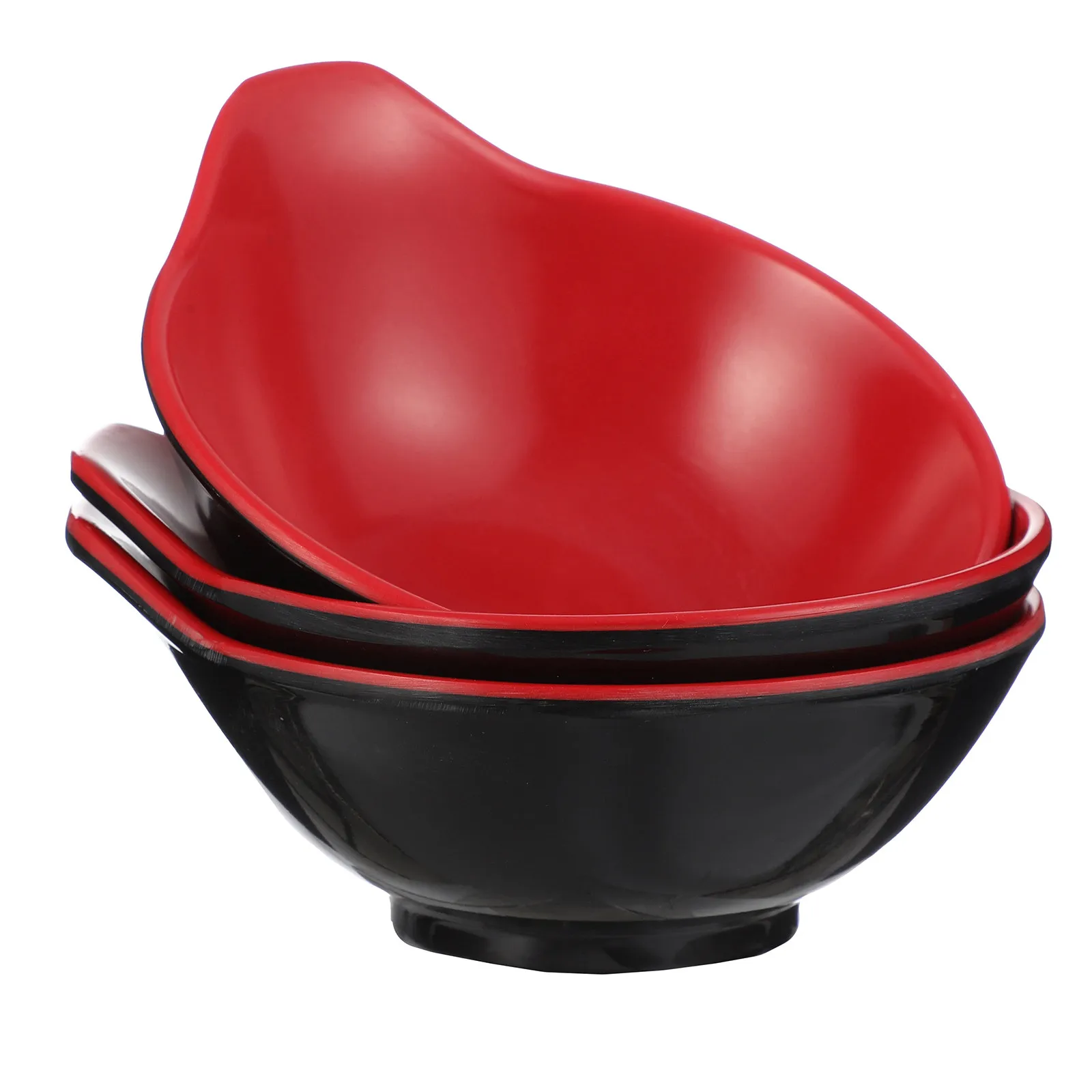 Juego de 3 Tazones para Salsas de Melamina, Diseño Exquisito, Salsera Saludable para el Hogar, Barbacoa, Picnic, Tazones para Condimentos