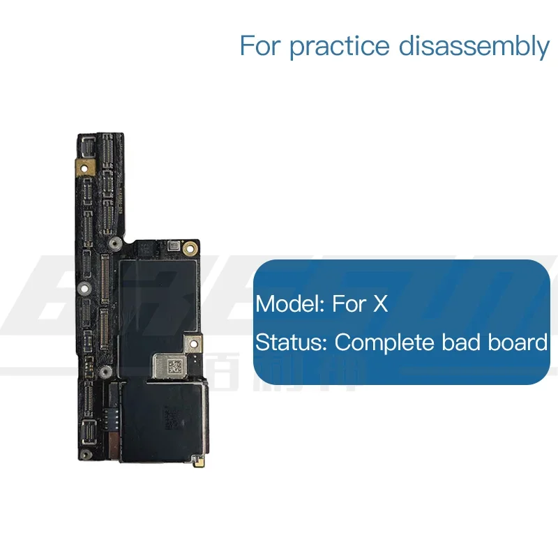 Completely Damaged Logic Motherboard for IPhone X XS XR 11 12 13 14 PRO MAX Plus SE2 Repair Engineer Motherboard Practice Tool