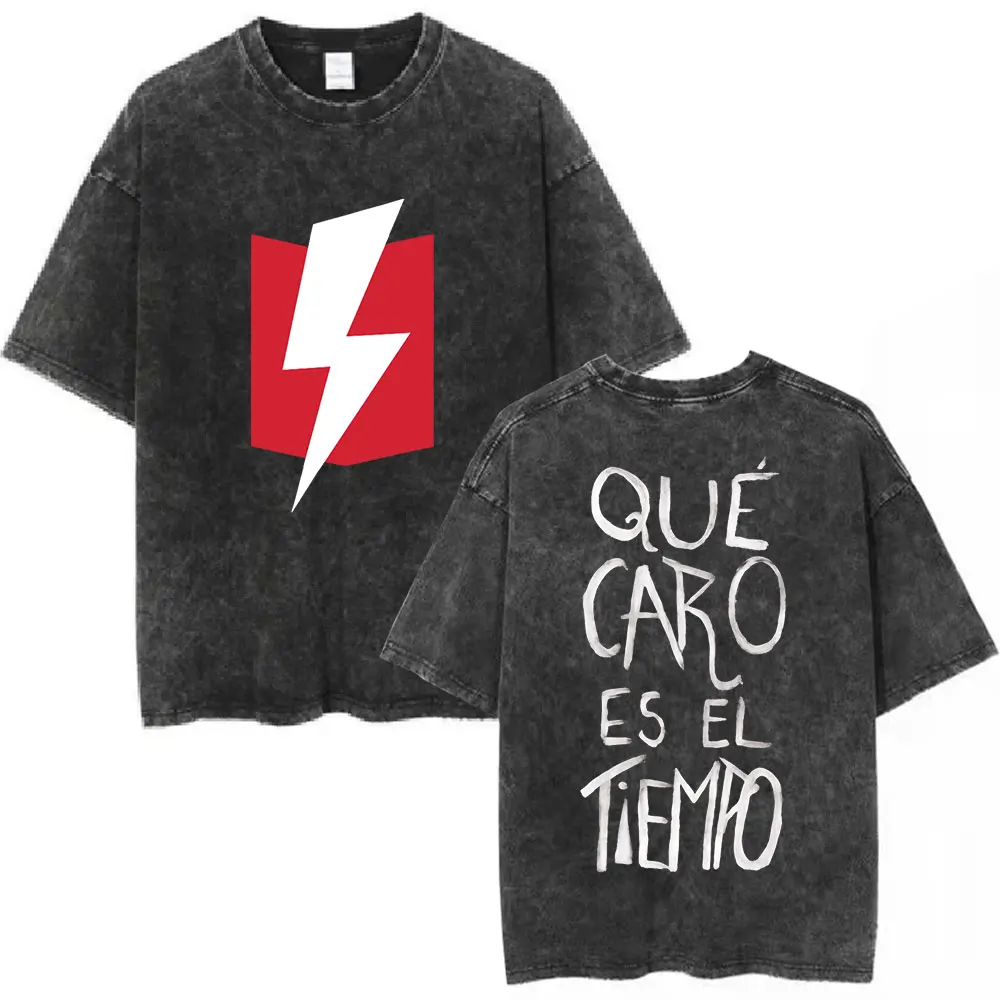 Dani martin que caro es el tiempo merch vintage lavado camisetas das mulheres dos homens harajuku manga curta t camisas de algodão casual