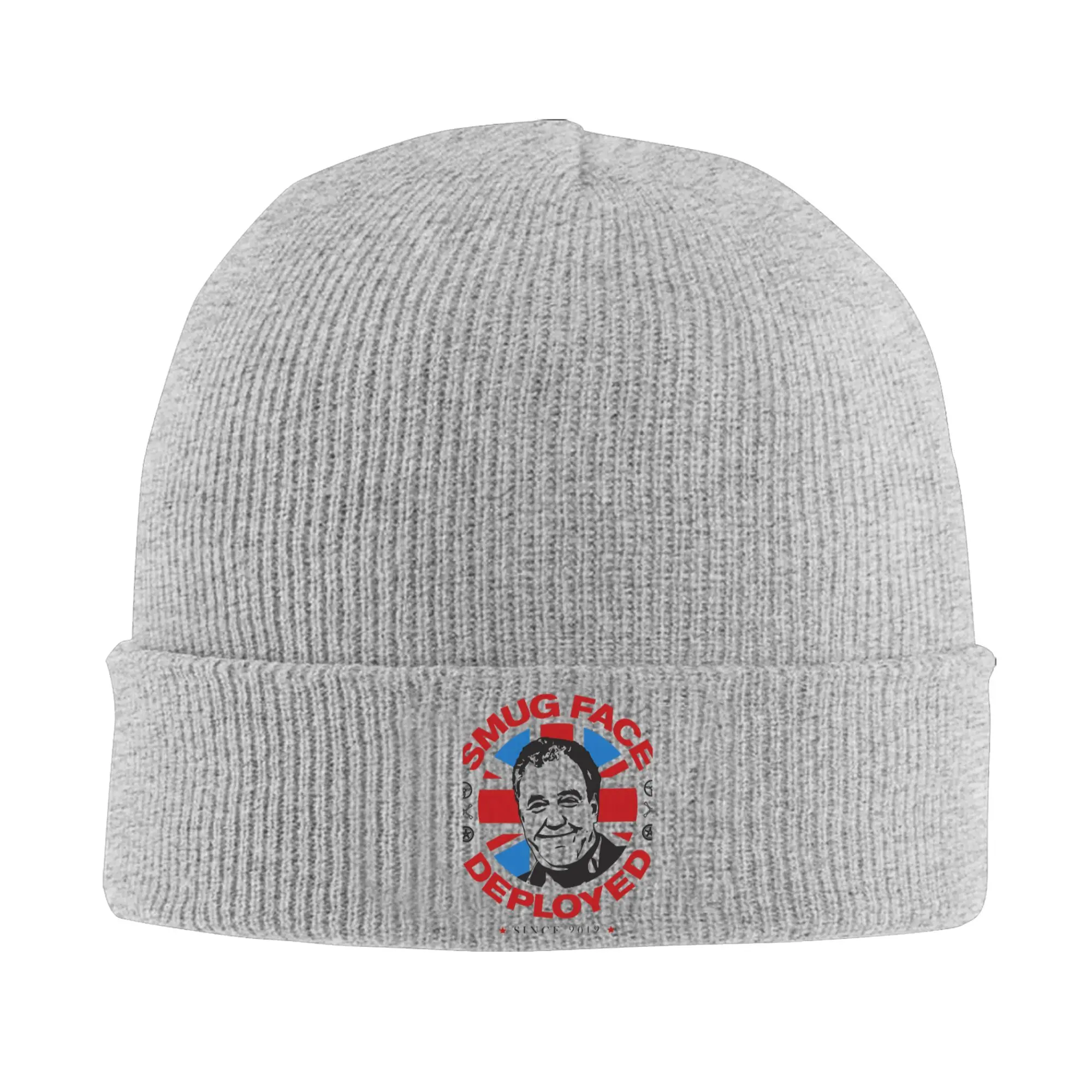Vintage Retro Smug Face Deployed Jeremy Clarkson Knitted Hat Beanies Winter Hat Warm Unisex  Street  Cap for Men Women Gifts,