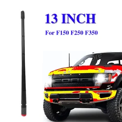 12 Cal antena do Ford F150 F250 F350 2009-2024 + akcesoria samochodowe do samochodu ciężarowego zamiennik anteny do odbioru AM FM