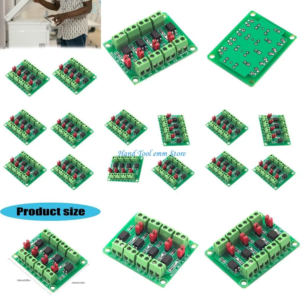 

H37F PC817 Based Isolation Module For Low Frequency Control Belows 4KHZ And Voltages Conversion Applications