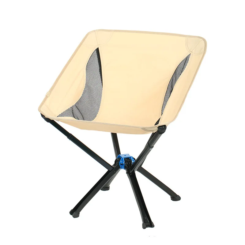 Polar Everest Quick-Open Aluminum Portable Folding Chair For Outdoor Picnic Camping Garden Use Small Umbrella For Directing