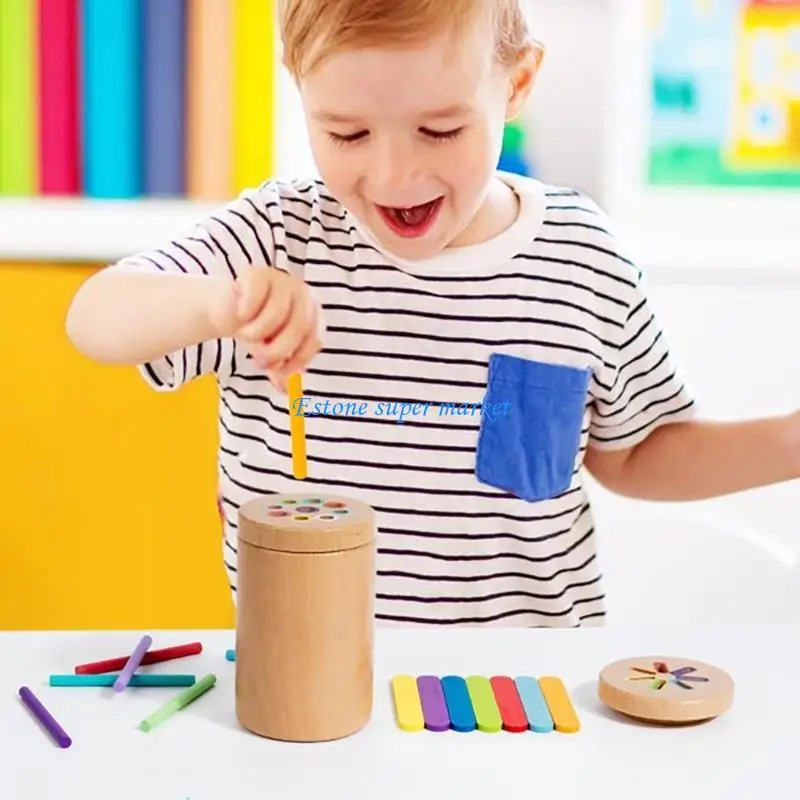 090B Color Cognitive Toy Kindergarten Fine Motor Skill Training Activity Toy