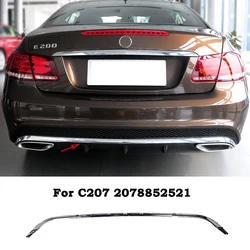 A2078852521 For Mercedes Benz E Class Klass C207 W207 Rear Bumper Chromed Chrome Trim Chromium Styling Spoiler Diffuser Body Kit