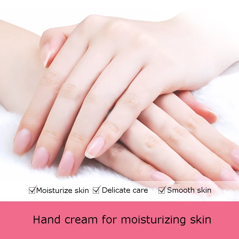 1PC Rose Essence Oil Hand Cream Hand Care ​Nourish Skin Moisturizing Refreshing Skin Care Rose Base Hand Care Cream 60g