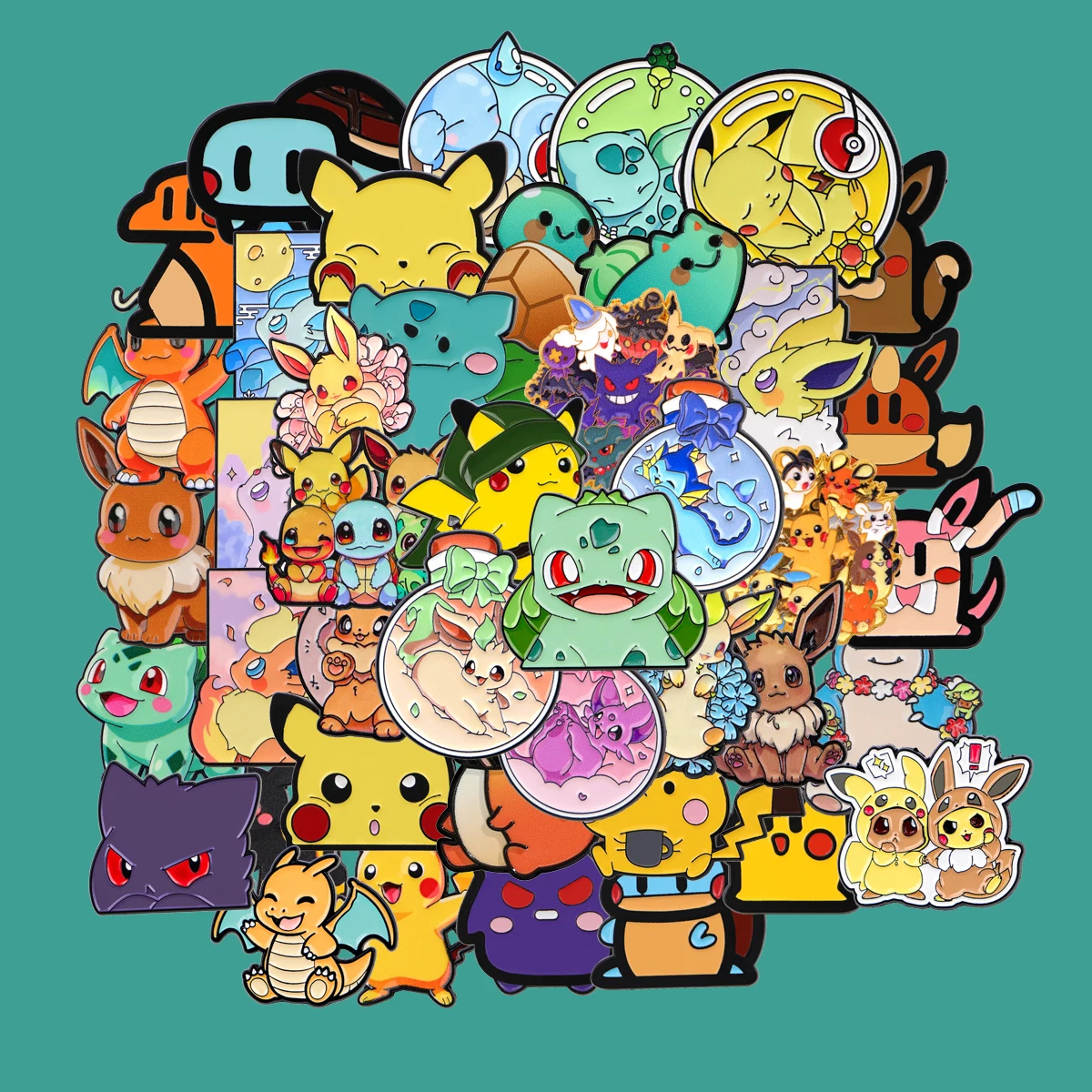 

Random Mixed 20/50/100pcs Anime Enamel Pin Gengar Cartoon Brooch Clothes Backpack Lapel Badge Jewelry Accessories Gift Wholesale