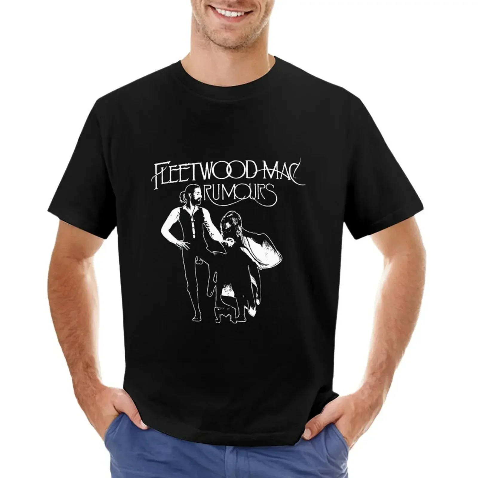 Fleetwoodmac Rumours Fleetwoodmac Fleetwoodmac T-shirt plus sizes Blouse fruit of the loom mens t shirts