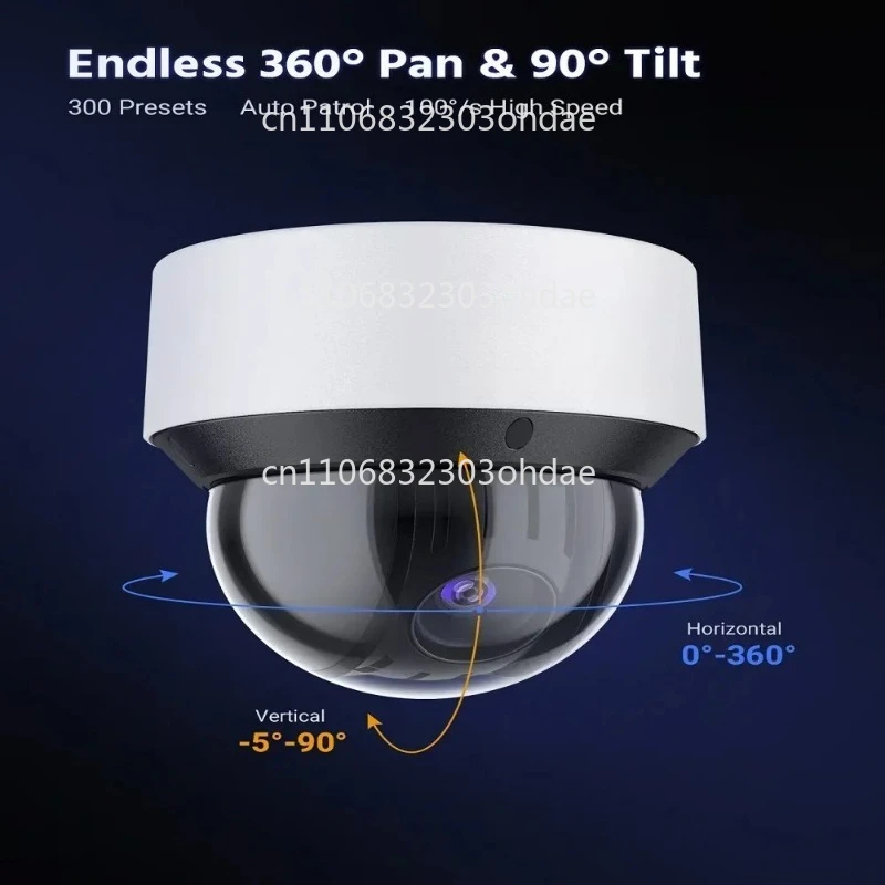 

4 МП PTZ-камера с 25-кратным оптическим зумом, PoE, цветным ночным видением до 50 м, уличная, антивандальная, для видеонаблюдения