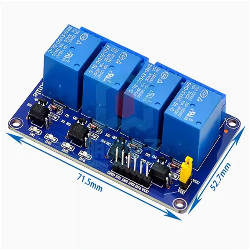 5V one-way relay module KY-019 1/2/4/6/8-way optocoupler relay module with optocoupler isolation.