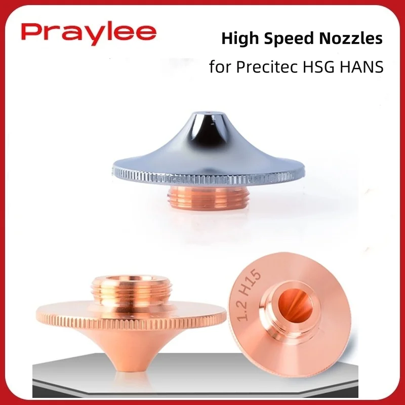 High Speed Laser Nozzle D28 D32 Single Double Layer M14 H15 Caliber 1.0-6.0mm For HANs HSG Precitec Fiber Laser Cutting Nozzles