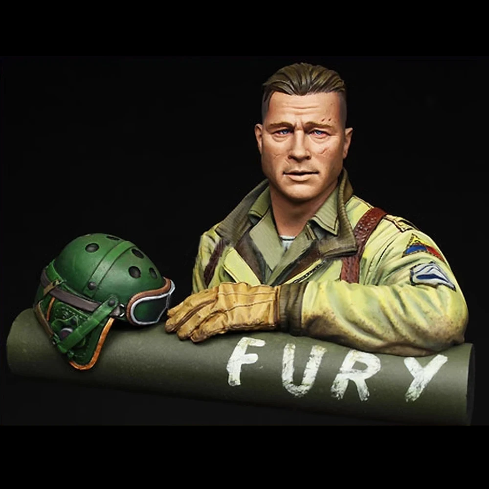 

Модель из смолы 1/10 FURY, бюст, GK, военная тема, комплект в разобранном и неокрашенном виде
