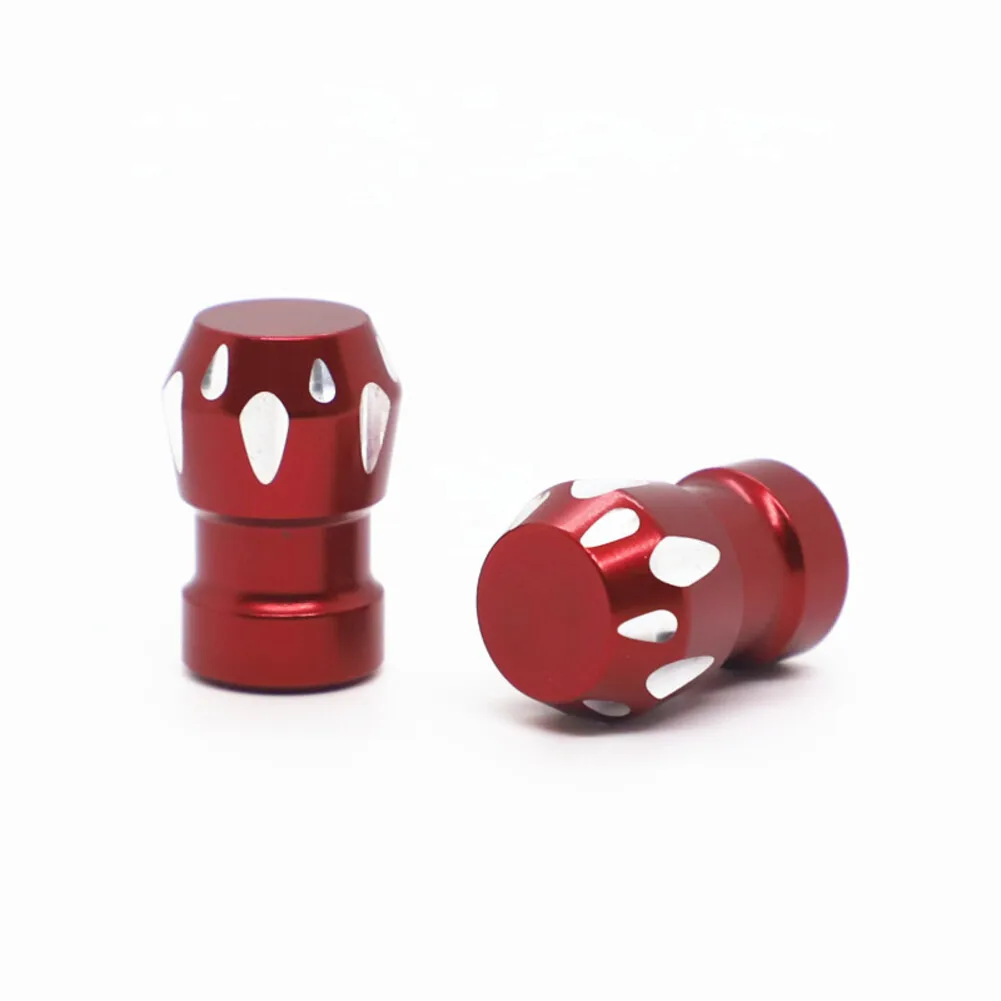 For motorcycle tire valve stem aluminum alloy valve cover accessories with high hardness and resistance for modification