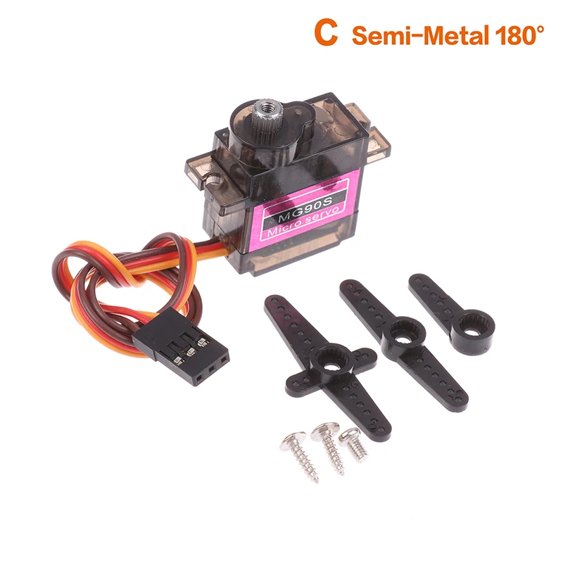 (YY) 1Pc 2025 Nieuwe MG90S Servo Alle Metal Gear 9g SG90 Verbeterde Versie Voor RC Helicopter Boot Auto mini Servo's voor Arduino Project