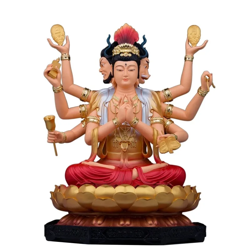 Statue of Doumu Yuanjun Household Enshrine High-grade Resin Doumu Xingjun Bless Peace Taoist God Ornaments Taoism Figurine