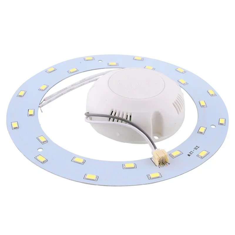 12W 5730 LED pierścień Panel koło pierścieniowa lampa sufitowa oprawa płyta lampa 220V okrągła płyta sufitowa lampa okrągła