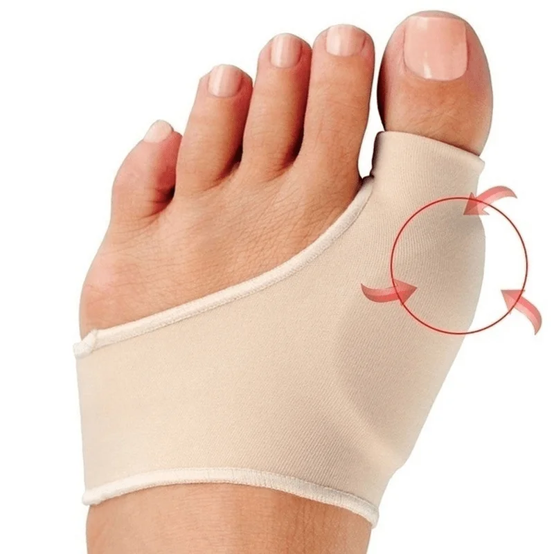 2PCS Super Elastic Bunion Sleeve Bunion Corrector Protector Prevent Hallux Valgus Foot Caring Corrector for Daily Health Care