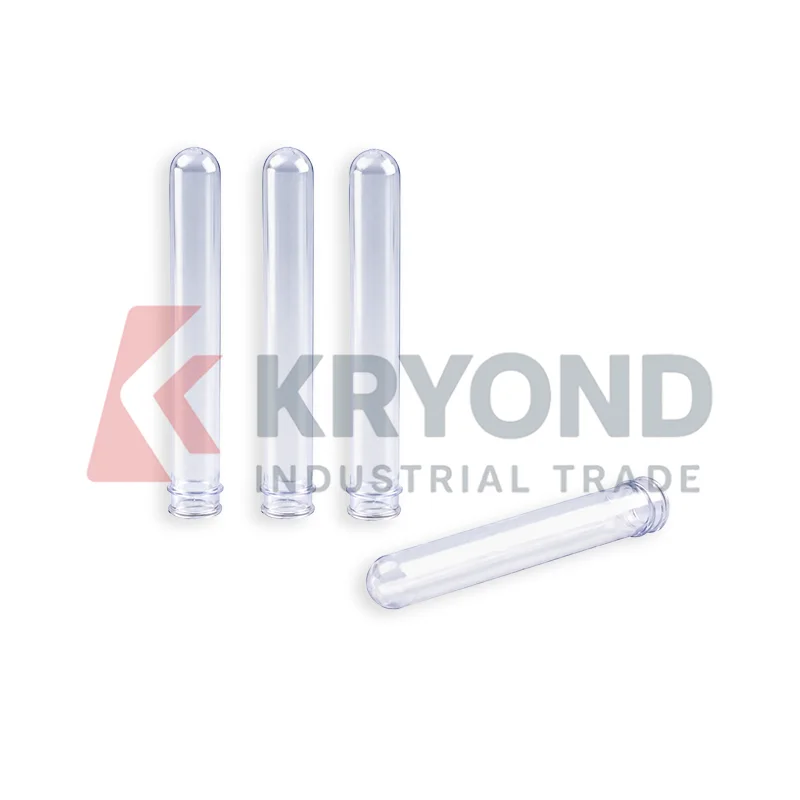 10x75mm PE Test Tube Polyethylene Translucent Round Bottom 500pcs Pack Laboratory Storage Container Clear Body Organizer Model
