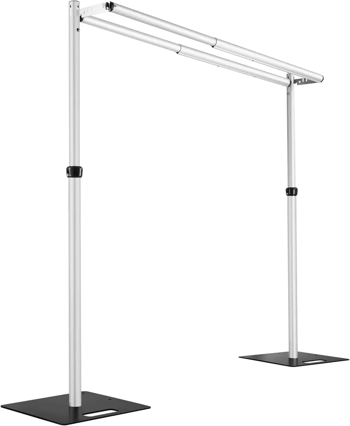 

Двойная стойка для фона, усиленная, 10x10 футов, с двойной перекладиной, для драпировки, регулируемая алюминиевая стойка для цветочных стен, Back D