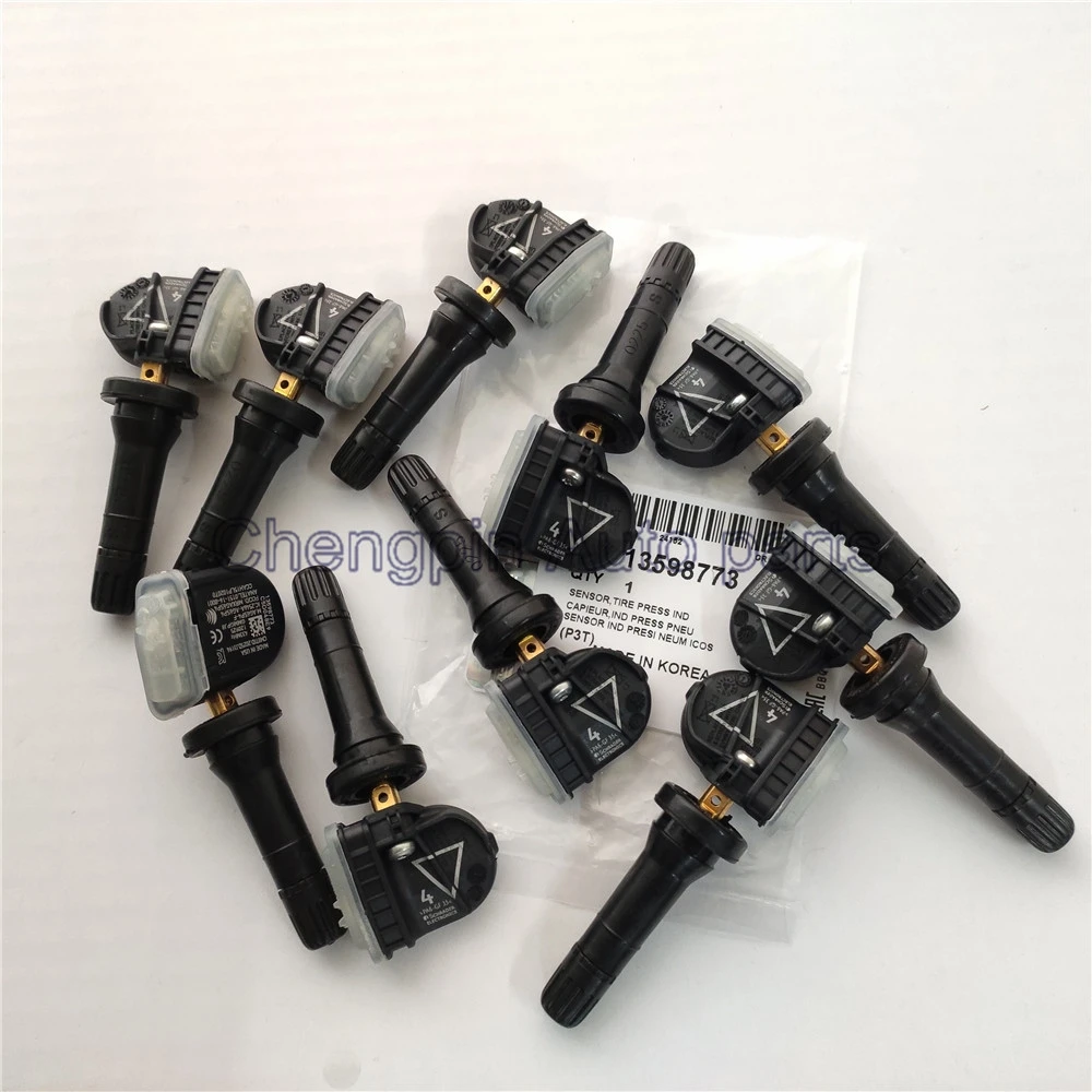 

10X 13540603 13540606 13598773 Tire Pressure Sensor For 2019-2022 Cadillac XT4 XT5 for Chevrolet Camaro Malibu 433MHZ TPMS