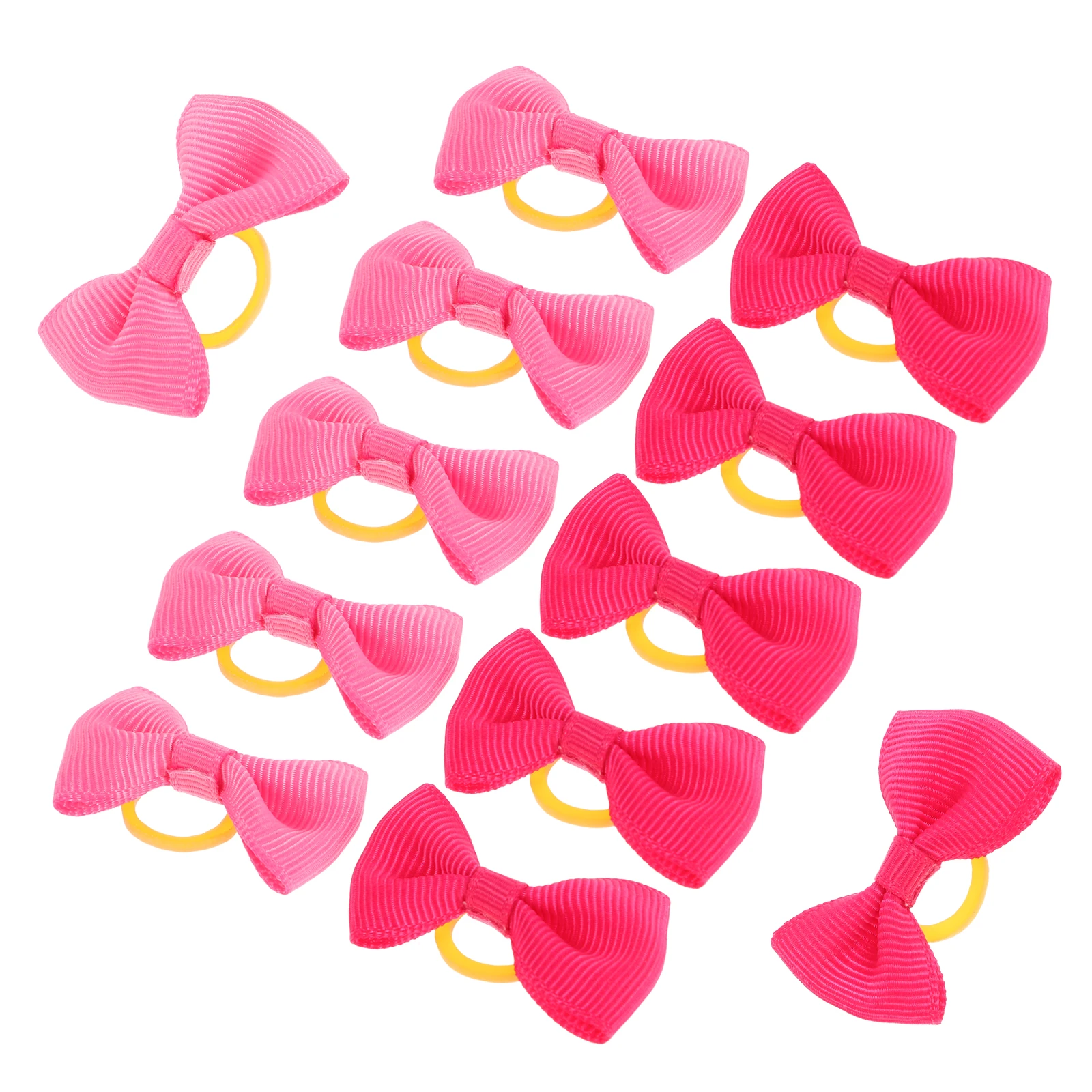 

16pcs Pet Head Flower Dog Cat Bowknot Hair Accessories Rubber Bands Children Hair Ties Puppy Bows Christmas Animal Elastic