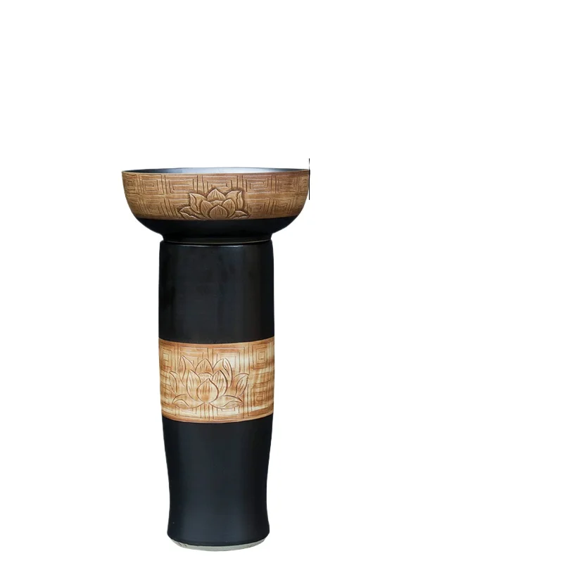 

Керамическая колонна, умывальник, встроенный напольный тип, ванная комната, балкон, ретро, уличный умывальник