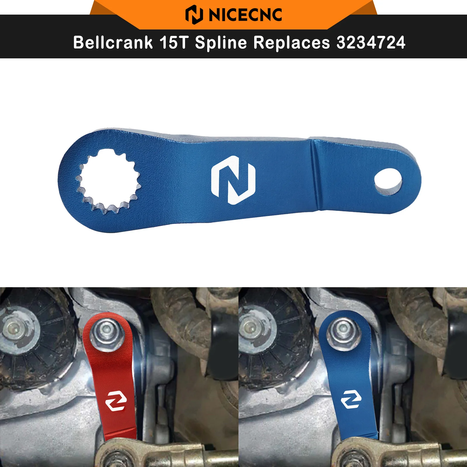 nicecnc-para-polaris-scrambler-850-2013-2021-atv-bellcrank-15t-spline-scrambler-1000-sportsman-550-substitui-3234724-aluminio