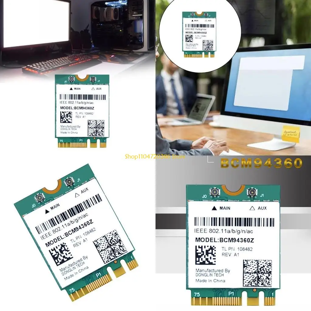 

K0EA WIFI-карта Wlan-адаптер BCM94360Z BCM94360NG BCM94360 2,4G + + BT4.0 Wlan-адаптер 802.11AC Беспроводная карта BCM94360