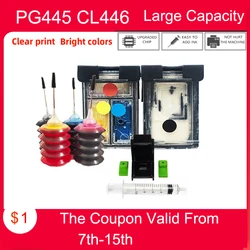 PG 445 CL446 Ink Cartridge For Canon PG445XL CL446XL PG 445 Pixma MG2540S TS3140 MG3040 IP445 MG2942 MG2944 IP2840