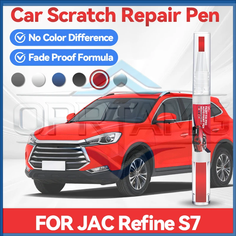 

Ручка-карандаш для подкраски колесных дисков 2026 Hot Wheel для JAC Refine S7, карандаш для ремонта краски, средство для удаления царапин, аксессуары для авто DIY, черный, белый, красный, BL