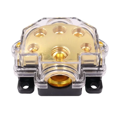 Imagen 2 del producto AMPLIFICADOR DE Audio para coche, 2 vías, 3 vías, 5 vías, calibre 0/2/4 en calibre 0/2/4/8, bloque de distribución de energía para divisor de Audio para coche