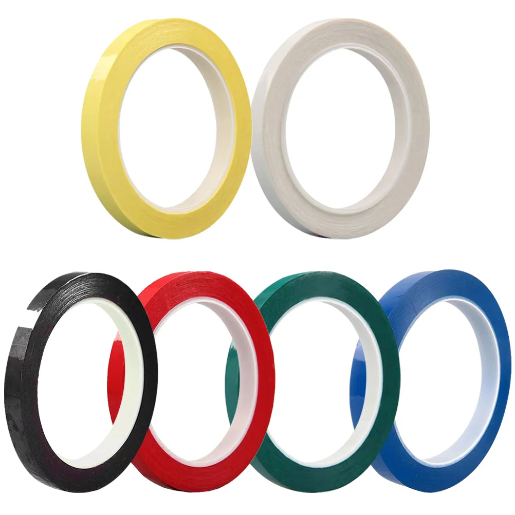 

6pcs Tapes Fingerboard Stickers Colored Cello Tape for Fingerboard Grip Tape Beginners Violin Cello Accessories