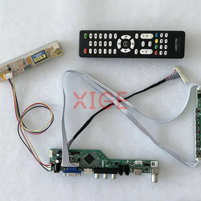 

Monitor Drive Board Fit CLAA154WB08 CLAA154WB03 CLAA154WB05 CLAA154WB04 1280x800 1280*800 1-CCFL HDMI+VGA+AV+USB LVDS 30-Pin Kit