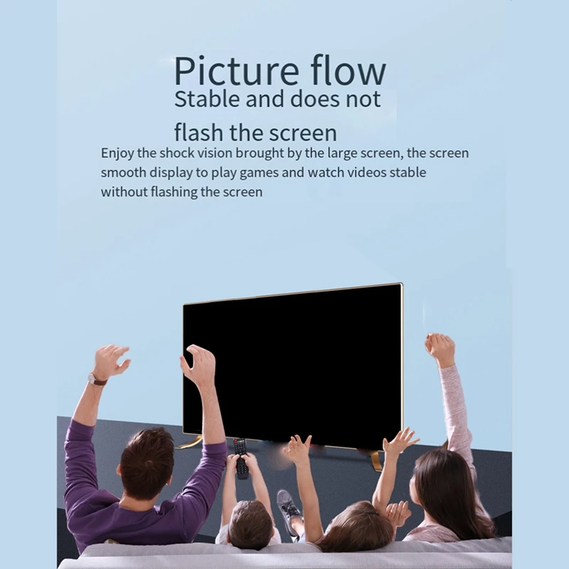 1080P Wireless -Compatible Streaming Adapter -Compatible Same-Screen Device,For Phone/Tablet/Projector Black