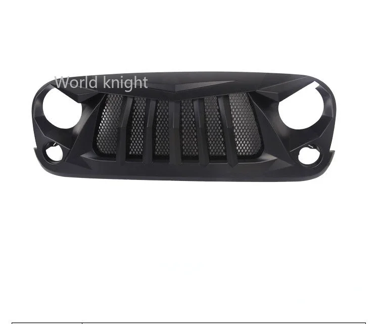 New Car Grills for Jeep for Wrangler JK Grill Black ABS Material lantsun