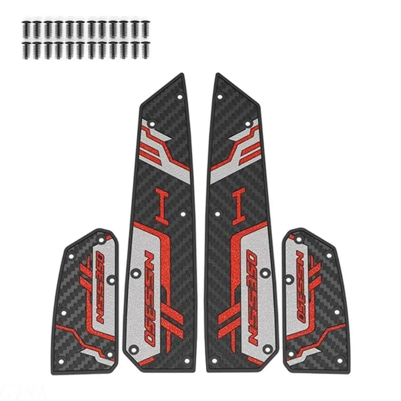 

G7NA Stylish & Functional Rubber Foot Peg Covers Versatile Design Rubber Foot Pegs set Not Slip Rubber Foot Pads for NSS350