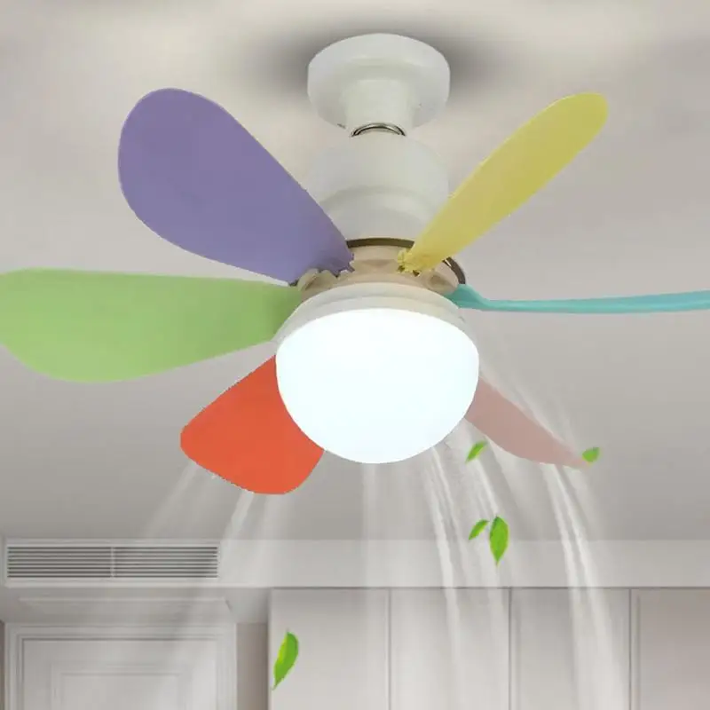 Socket Fan Light Dimmable Screw In Ceiling Fan Light For E27 Base Socket Fan Light Ceiling Fans With Lights And Remote Control
