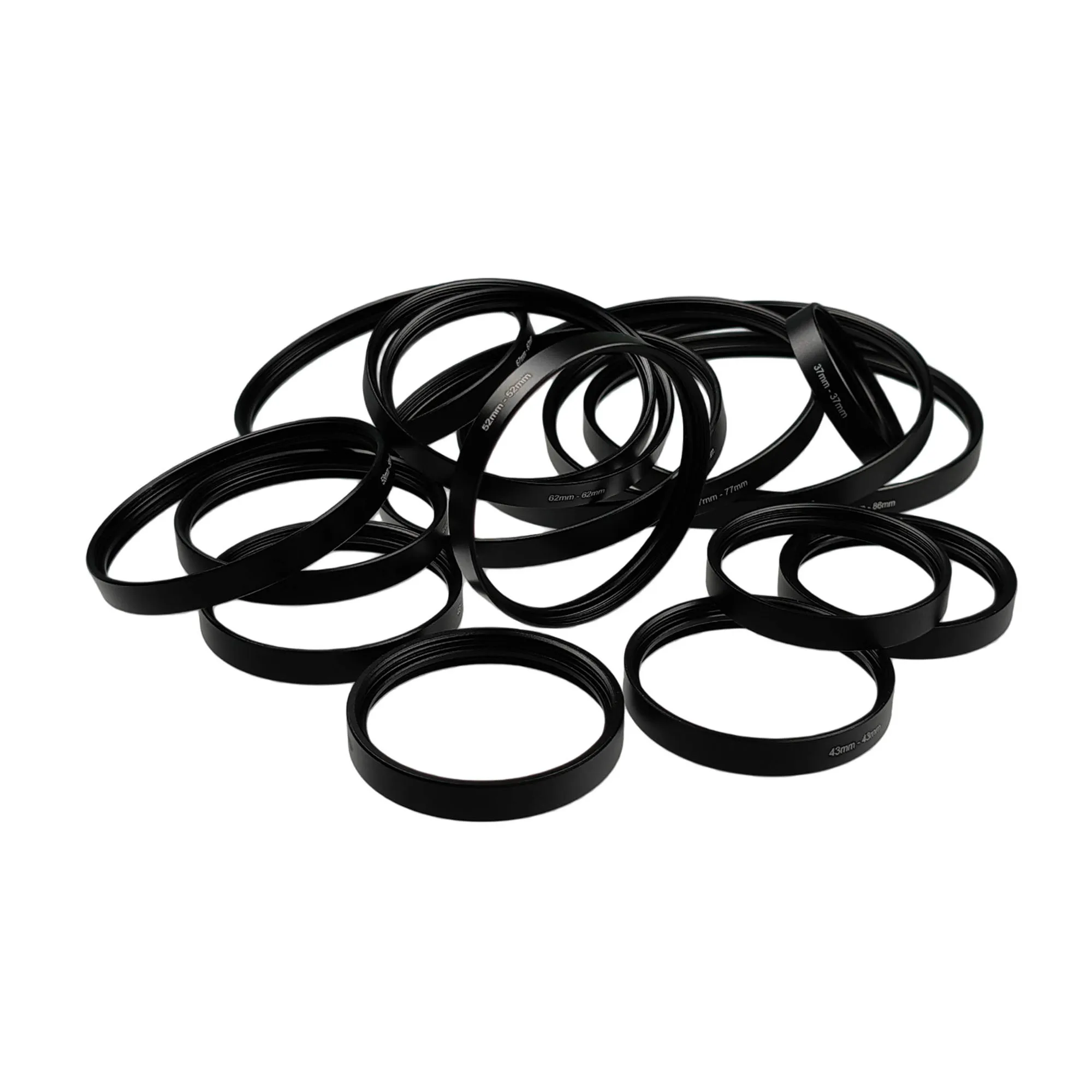 Aluminium Alloy Female Thread to Female Thread Ring Camera Lens Adapter 37 39 40.5 42 43 43 49 52 55 58 62 67 72 77 82 86mm