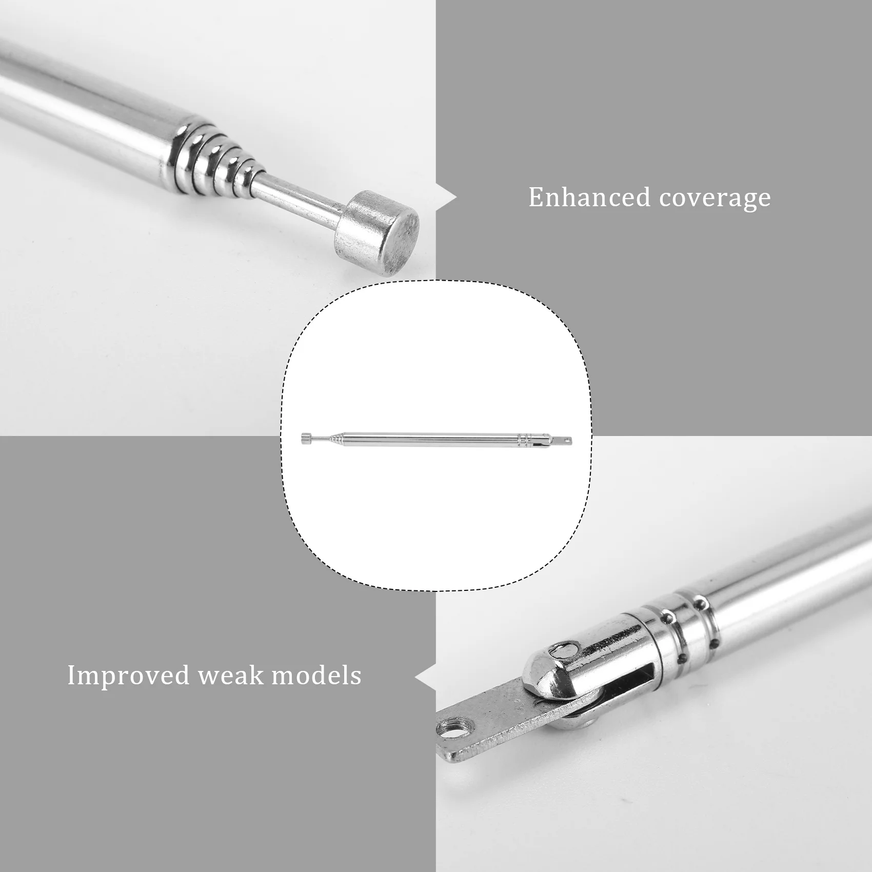 

ASMA-Replacement 39 см, 6-секционная телескопическая антенна для радио и телевидения