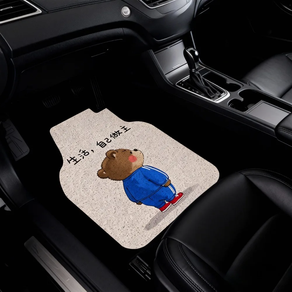 سجادات أرضية لملف السيارة قابلة للتشذيب طوال الموسم ومقاومة للانزلاق وسهلة التنظيف لعائلات السيارات المتعددة #4