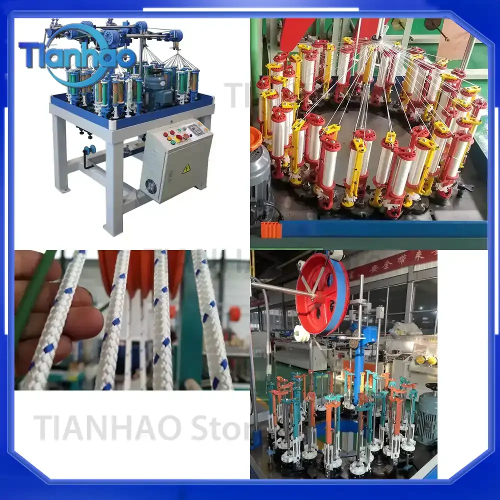 High-Speed 16-Carrier Fishing Line Braiding Machine for Sale
