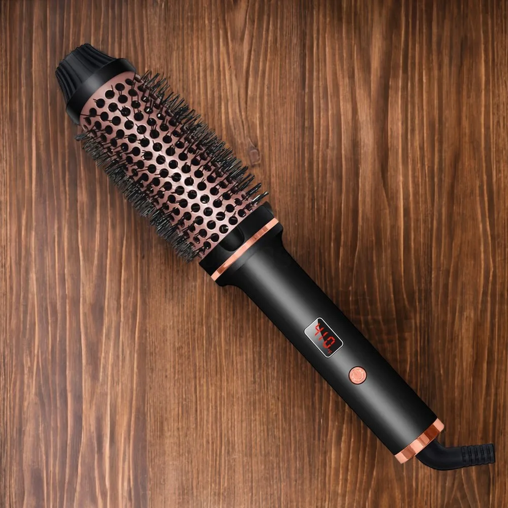 

1.5" Thermal Curling Iron Brush for Effortless Styling, Long-Lasting Curls, Ideal Hair Styler | Hair Styling Tool with 1.5" Ther