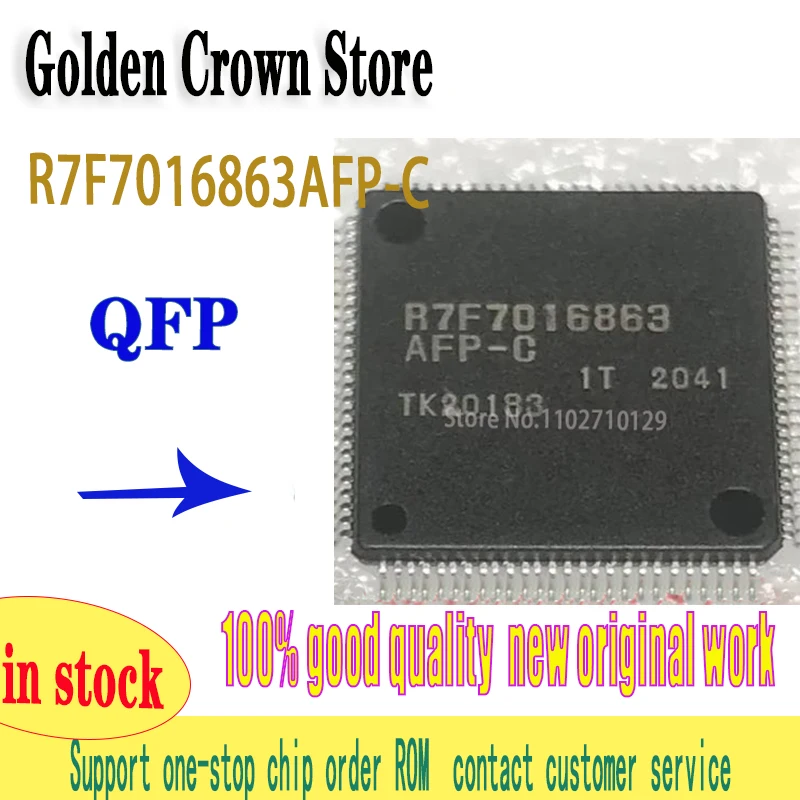 

1PCS/lot R7F7016863AFP-C R7F7016863AFP R7F7016863 QFP100 Chipset work New original In Stock