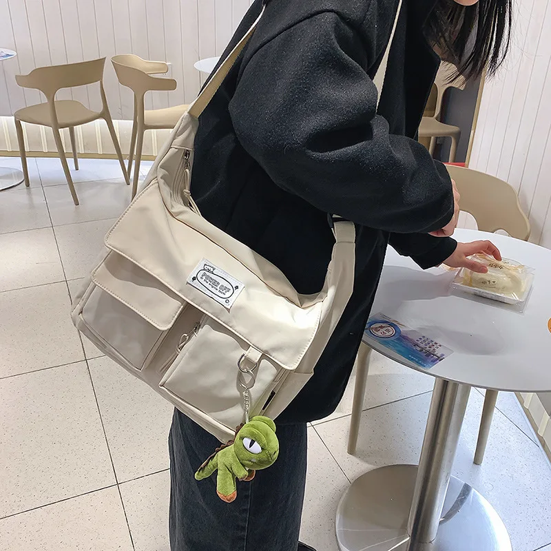 Sac à bandoulière japonais Harajuku en Nylon pour femmes, sacoche pour lycéennes, nouvelle collection