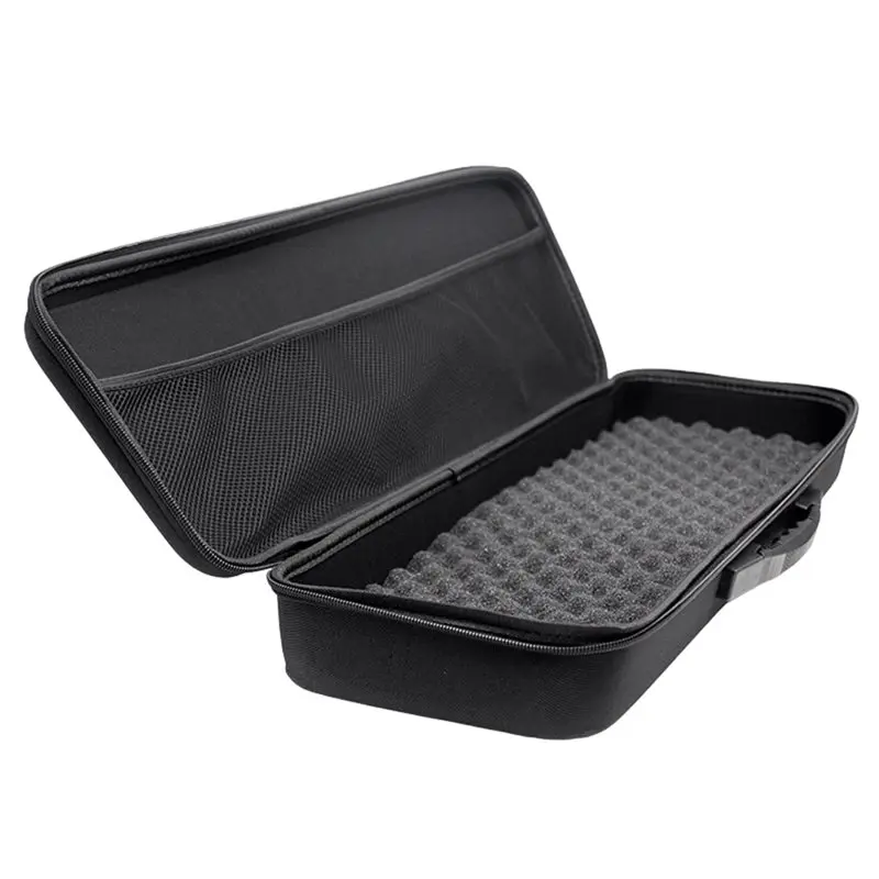 

【STOCK】Fishing Pole Carry Bag Built-In Foam Cushion For Easy Transport-Fishing Rod Reel Storage Bag-Hard Fish Pole Organizer