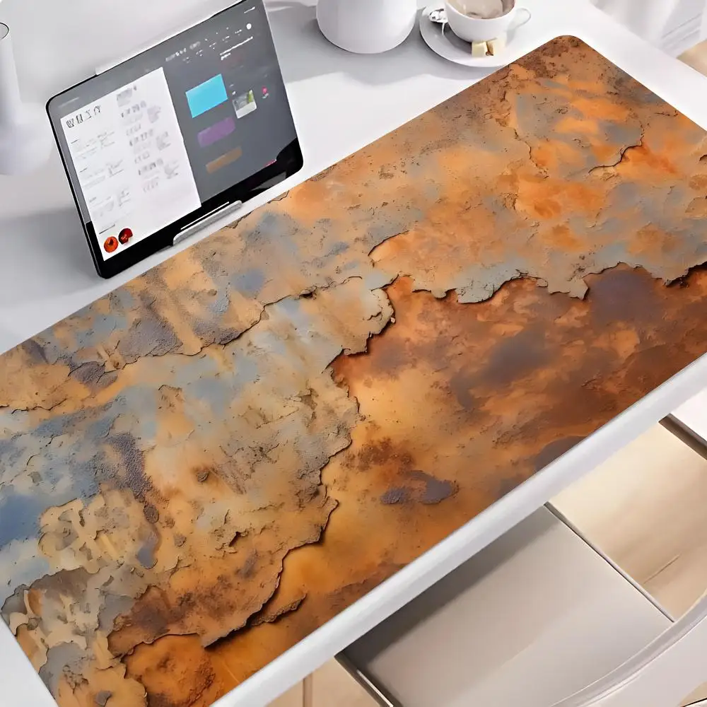 

Ретро индустриальный стиль ржавый коврик для мыши резиновый коврик для ноутбука Xxl коврик для мыши ноутбук геймер компьютерный стол игровые аксессуары