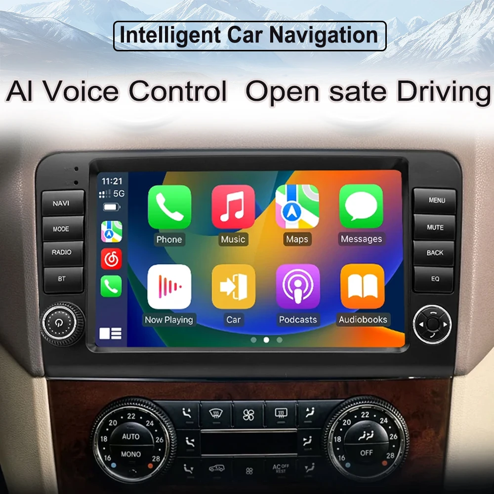 Android For Mercedes Benz M-Class W164 GL-Class X164 ML GL Car Player Auto Radio Multimedia GPS Video Navigation Carplay Screen