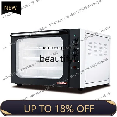 Horno comercial de circulación de aire caliente Z189 para pan y tartas de huevos, horno para hornear de tres capas con control de temperatura y temporizador