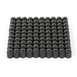 100Pcs Dustproof Tire Valve Caps Plastic Car Tire Pressure Covers Universal Wheel Stem Air Valve Caps Auto Bike Dustproof Caps