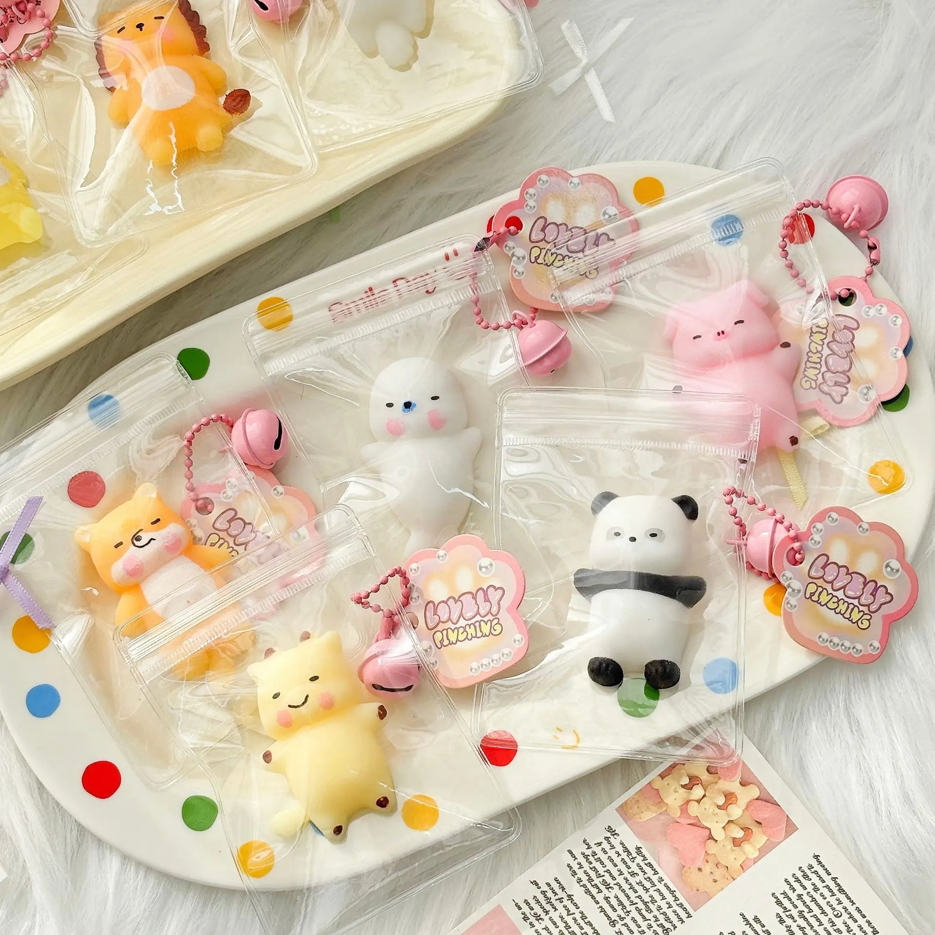 Mignon Mini Squish paresseux somnolent Animal presser Fidgeting jouets adulte sensoriel jouets Antistress Taba Squishy filles enfants jouets cadeaux